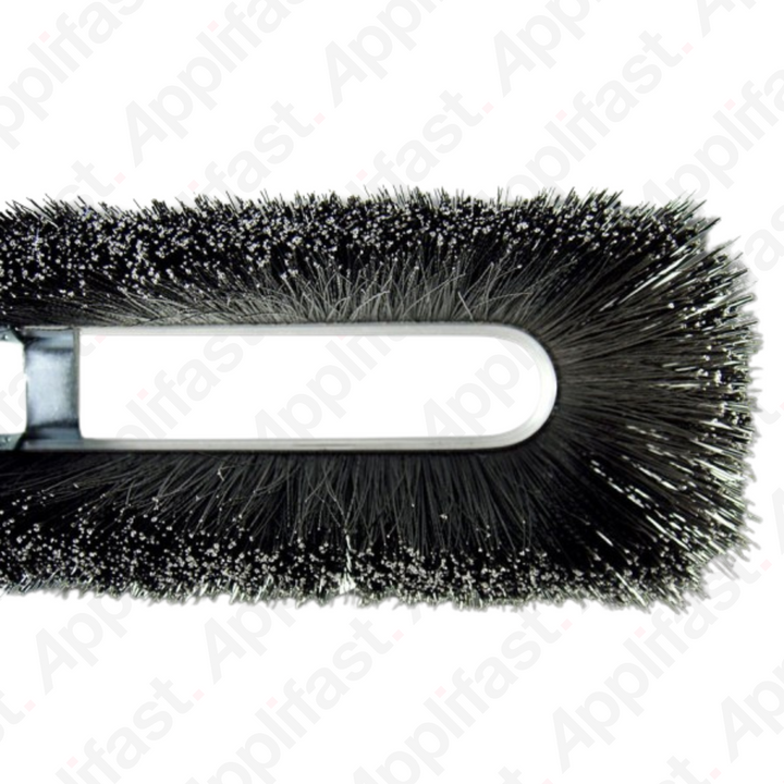 Bruske Black Medium Bristle Broom - 60’’ Steel Handle