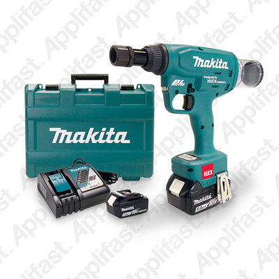 BV4500-118K2 BV4500 Huck Adjustable Pull Force Battery Tool by Makita - c/w Two Batteries, Charger and Case