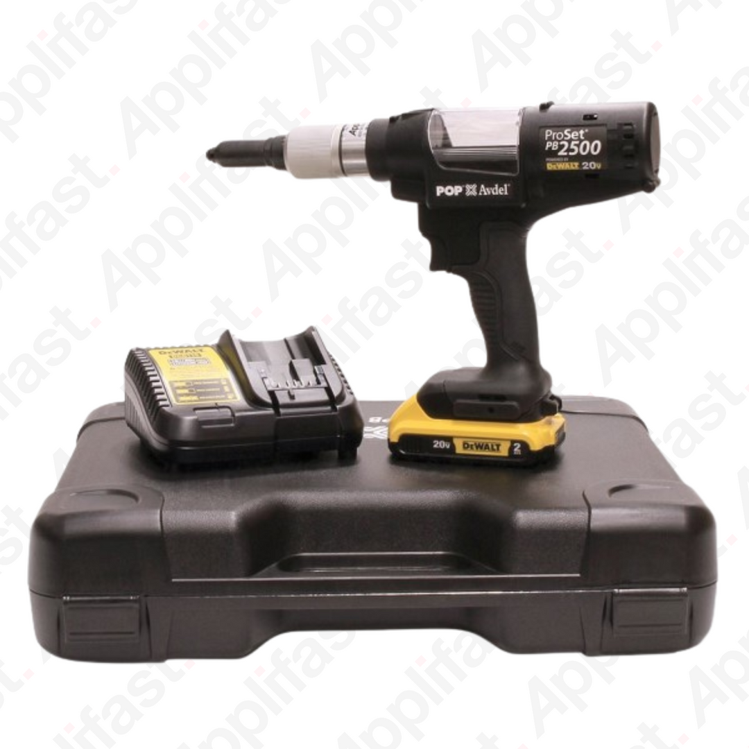 PB2500-NA1 POP ProSet PB2500 20V Battery Powered Rivet Tool - 1 Battery &amp; Charger
